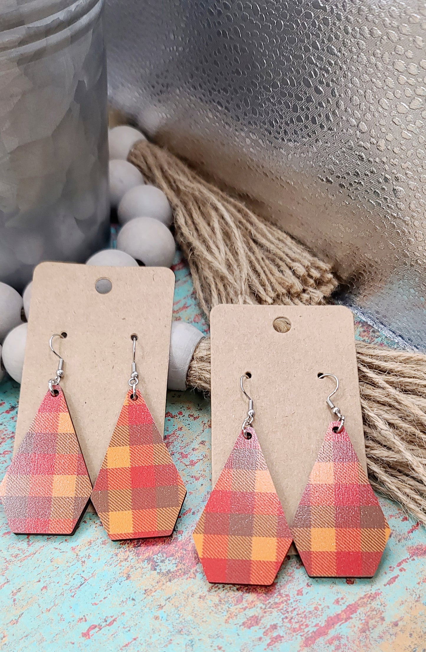 Fall Plaid Earrings