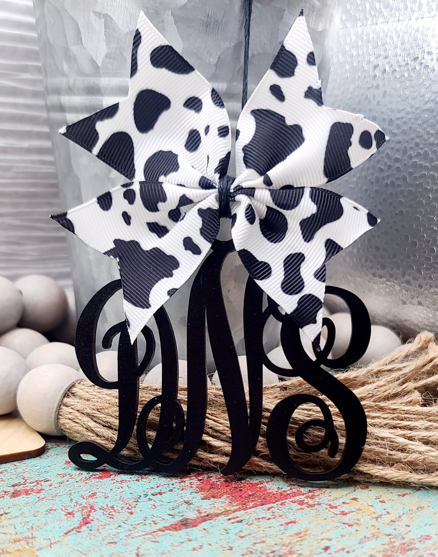 Monogram Car Charm
