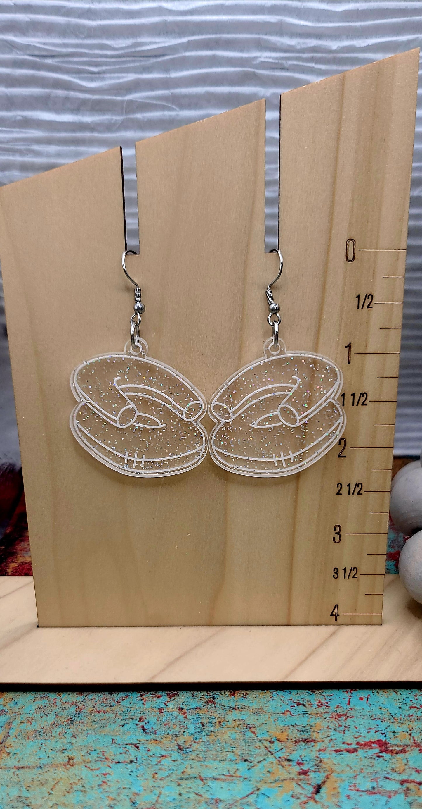 Glitter Chair Earrings