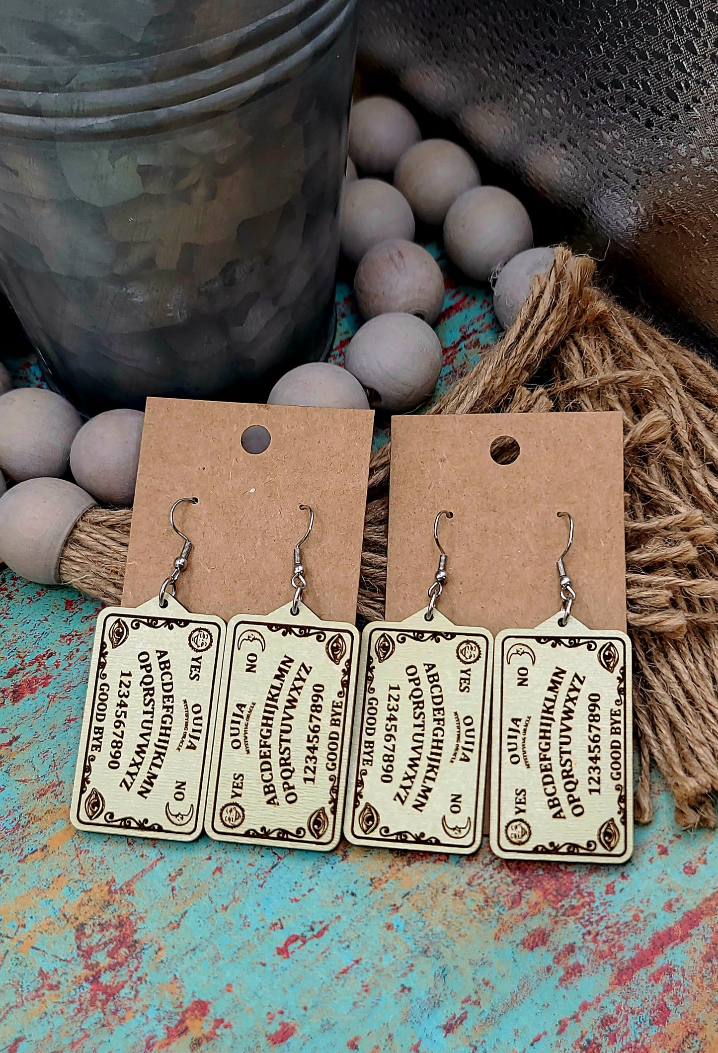Ouija Board Earrings