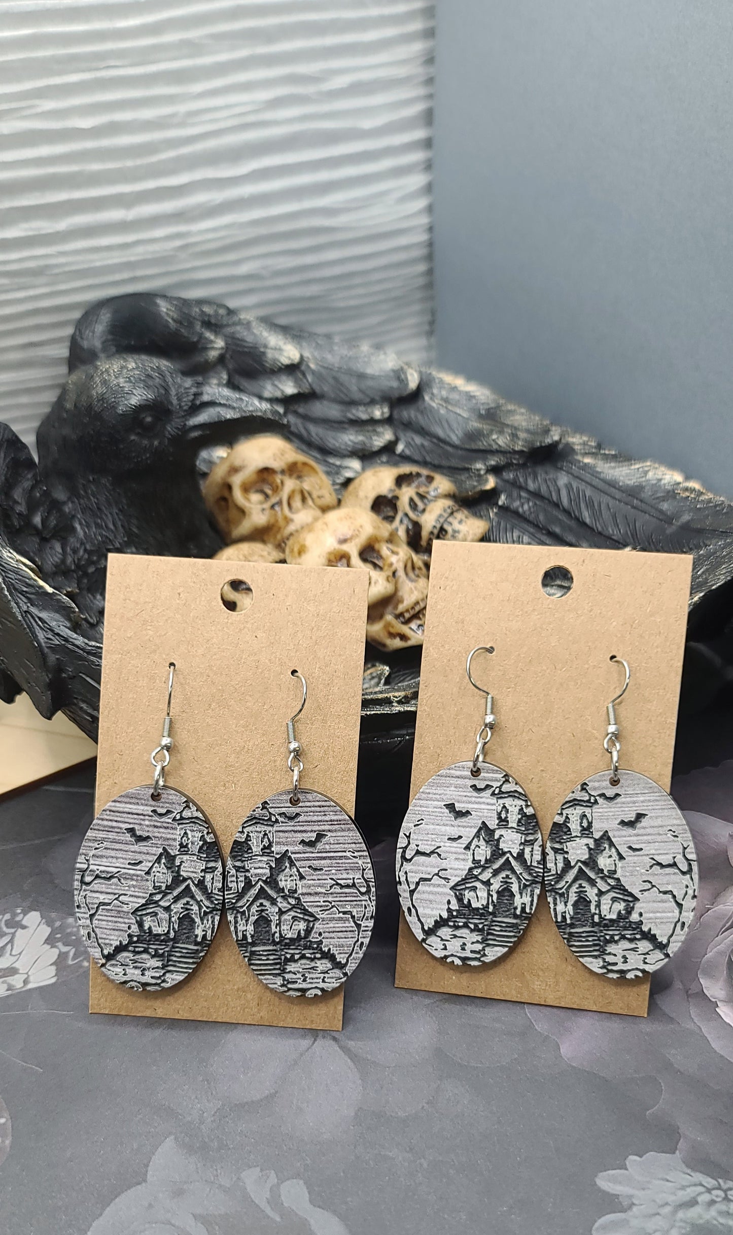 Haunted House Earrings