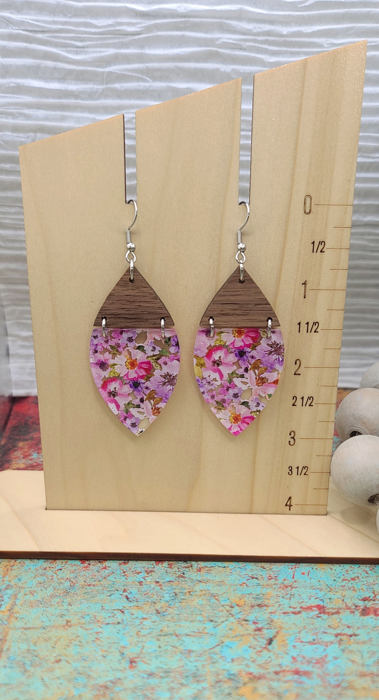 Floral Split Petal Earrings