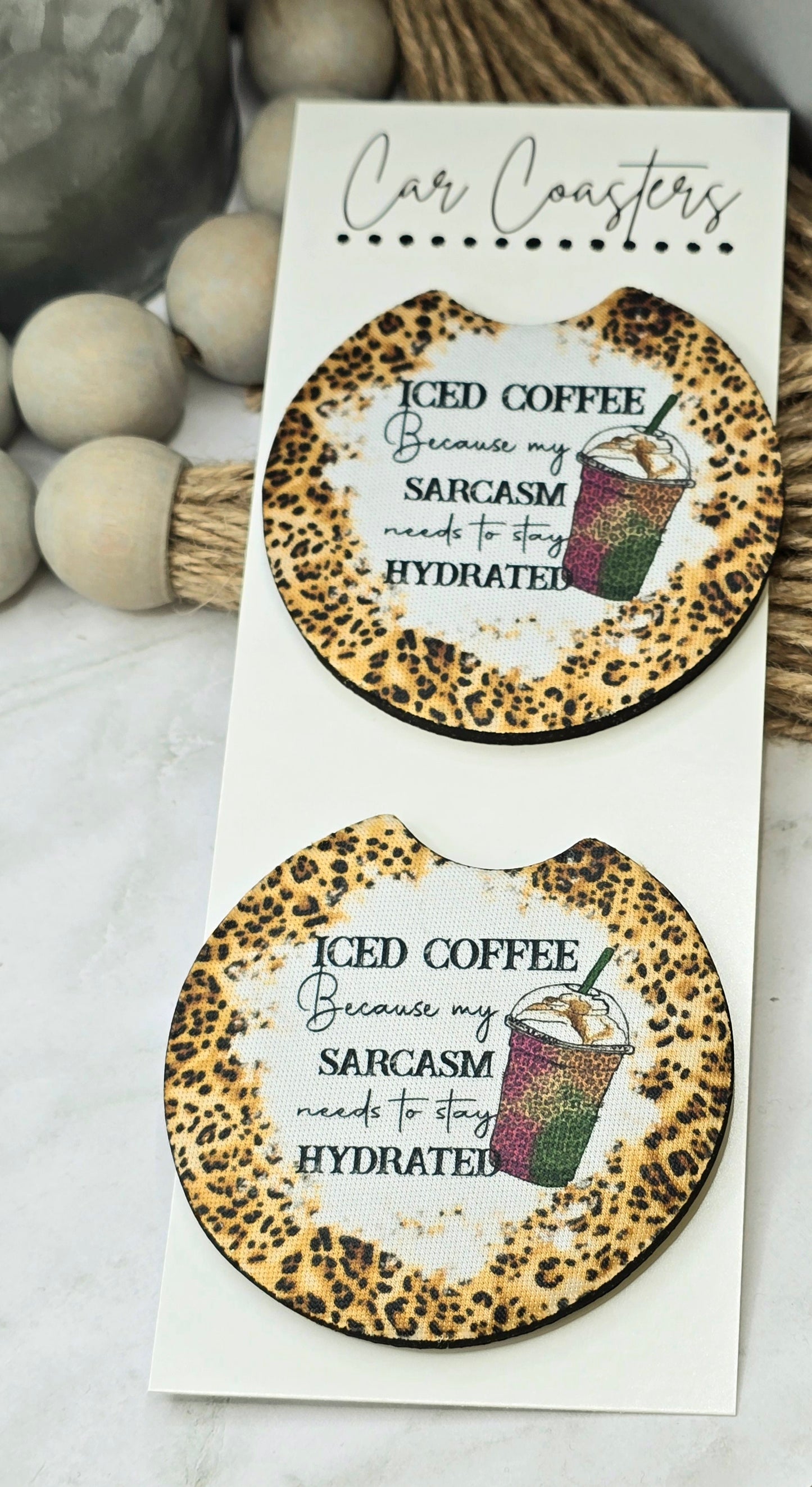 Hydrated Car Coasters