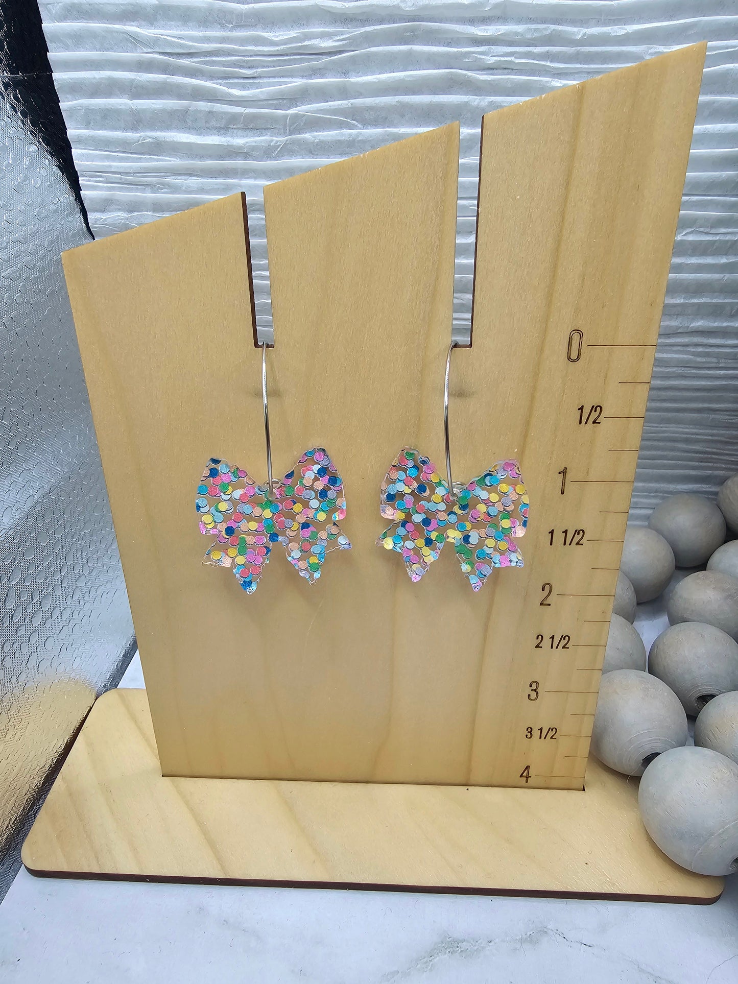 Confetti Bow Earrings
