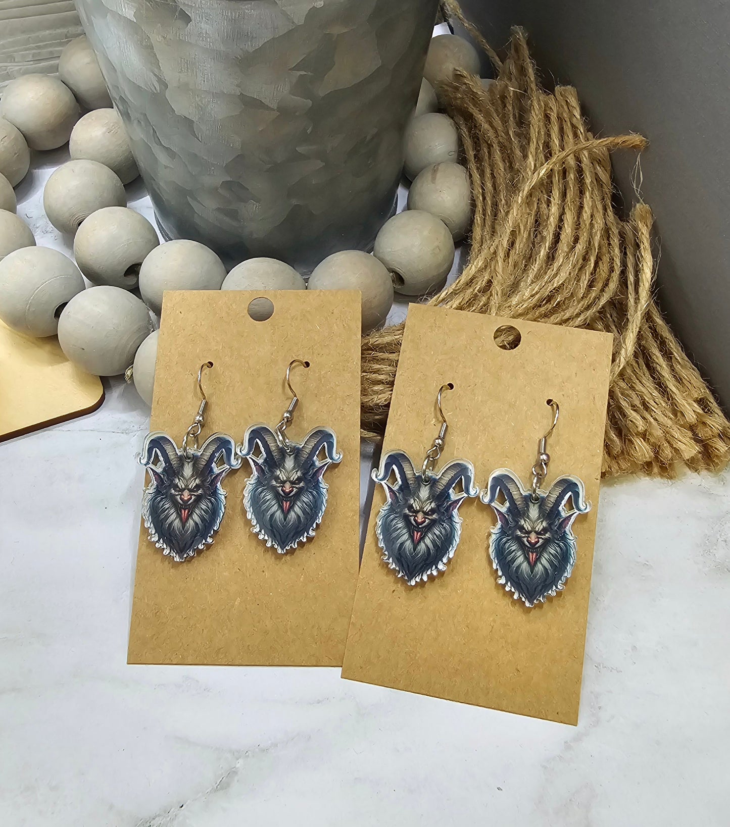 Krampus Earrings