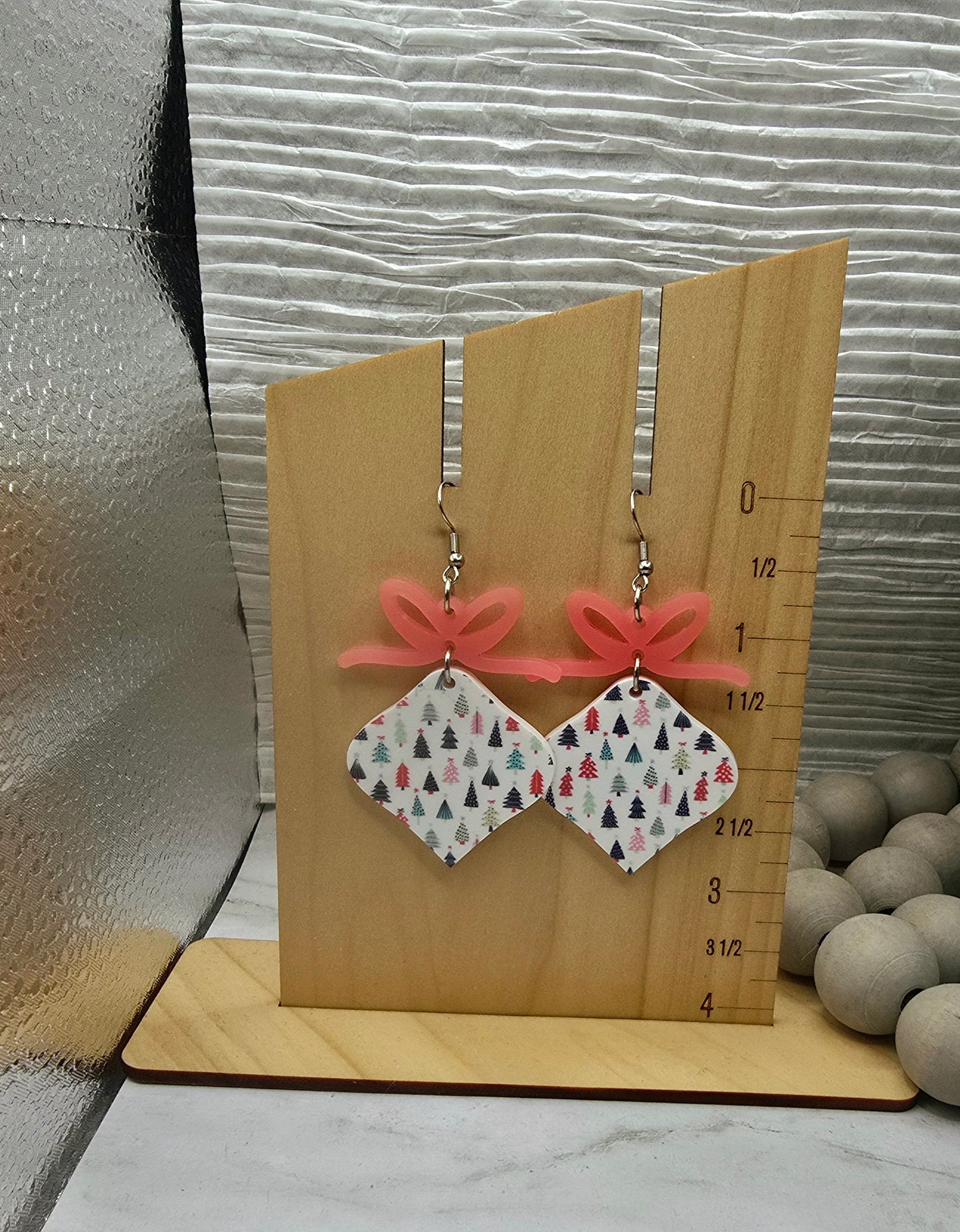 Cute Trees Ornament Earrings