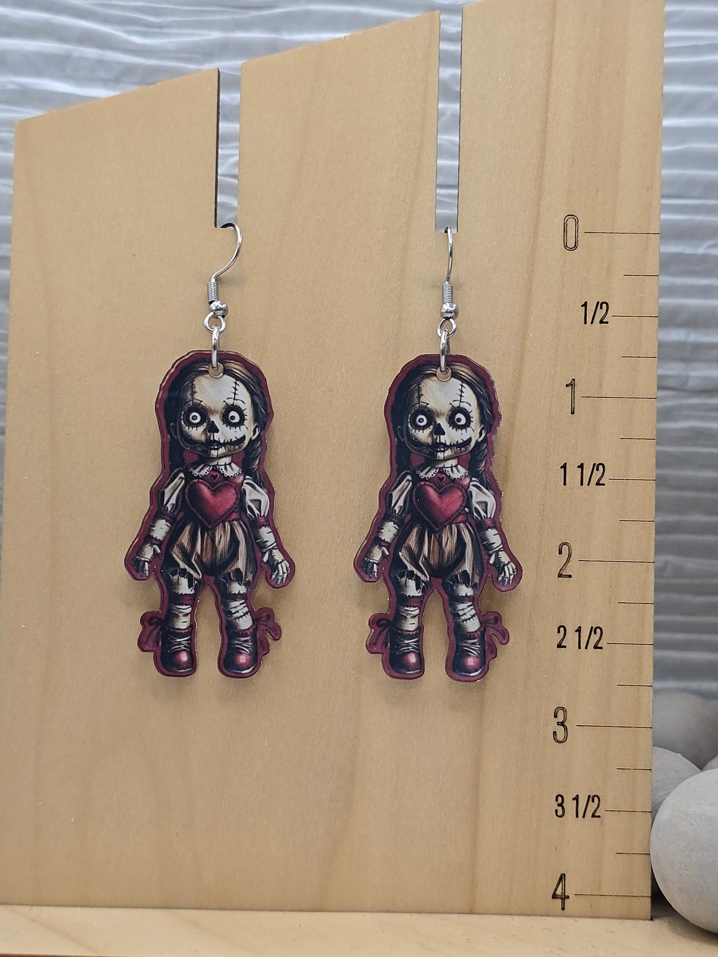 Heart Doll Earrings