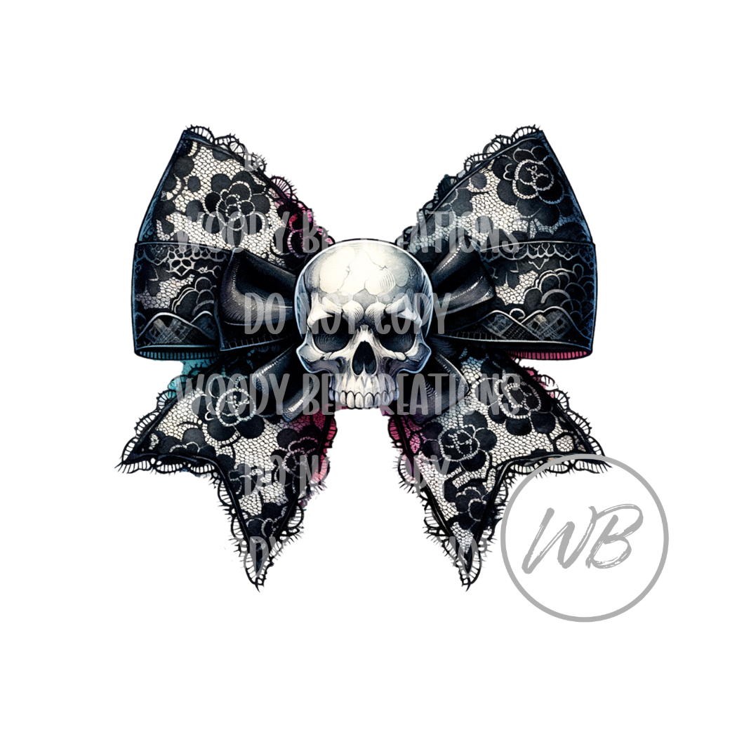 Skull Bow PNG