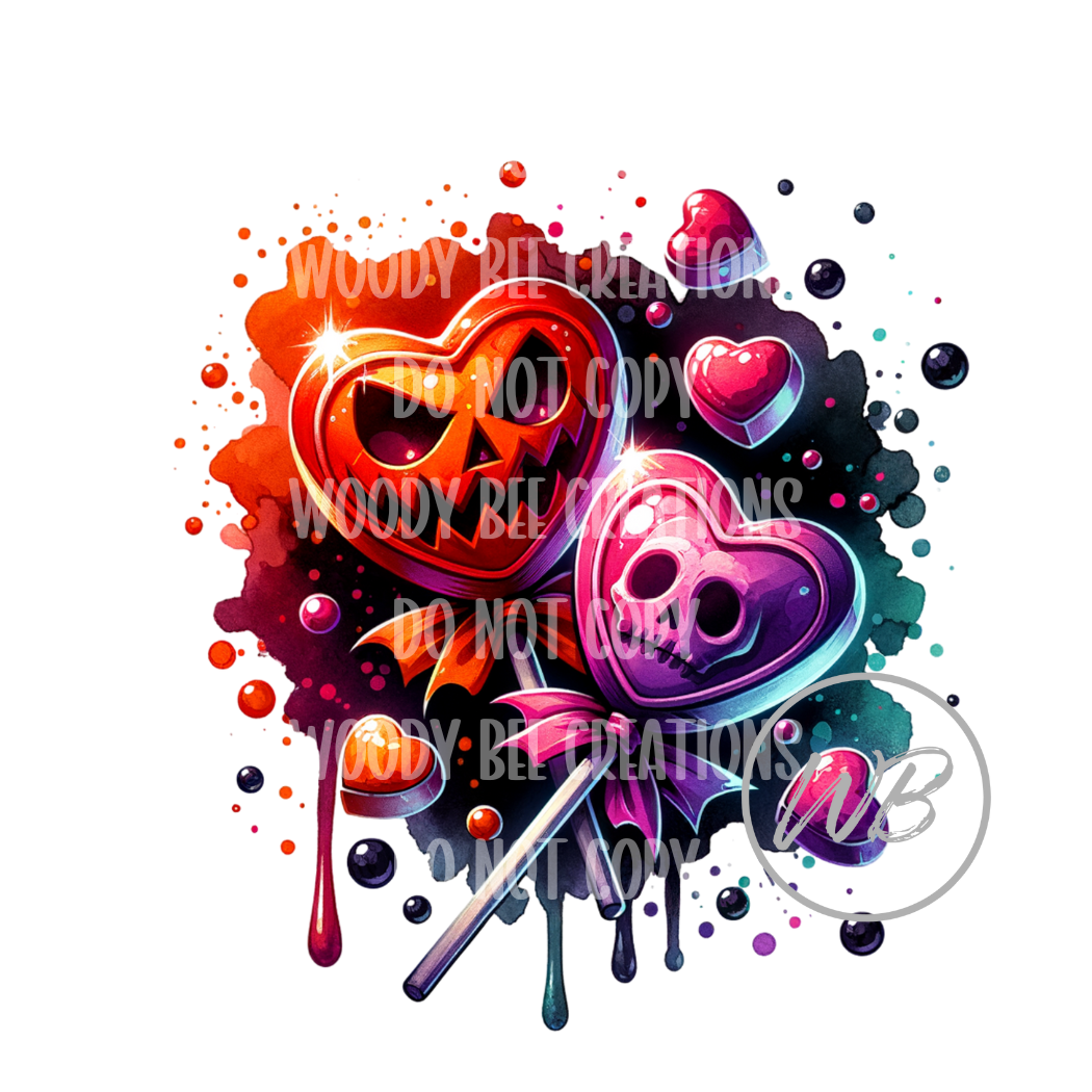 Spooky Lollipops PNG
