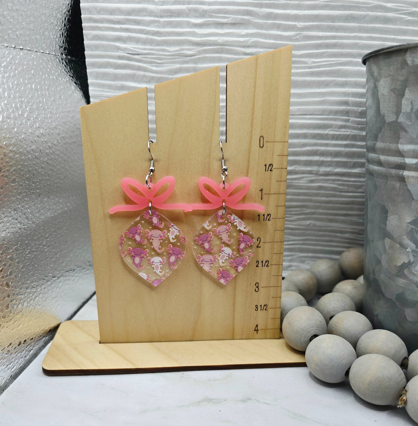 Axolotl Stacked Earrings