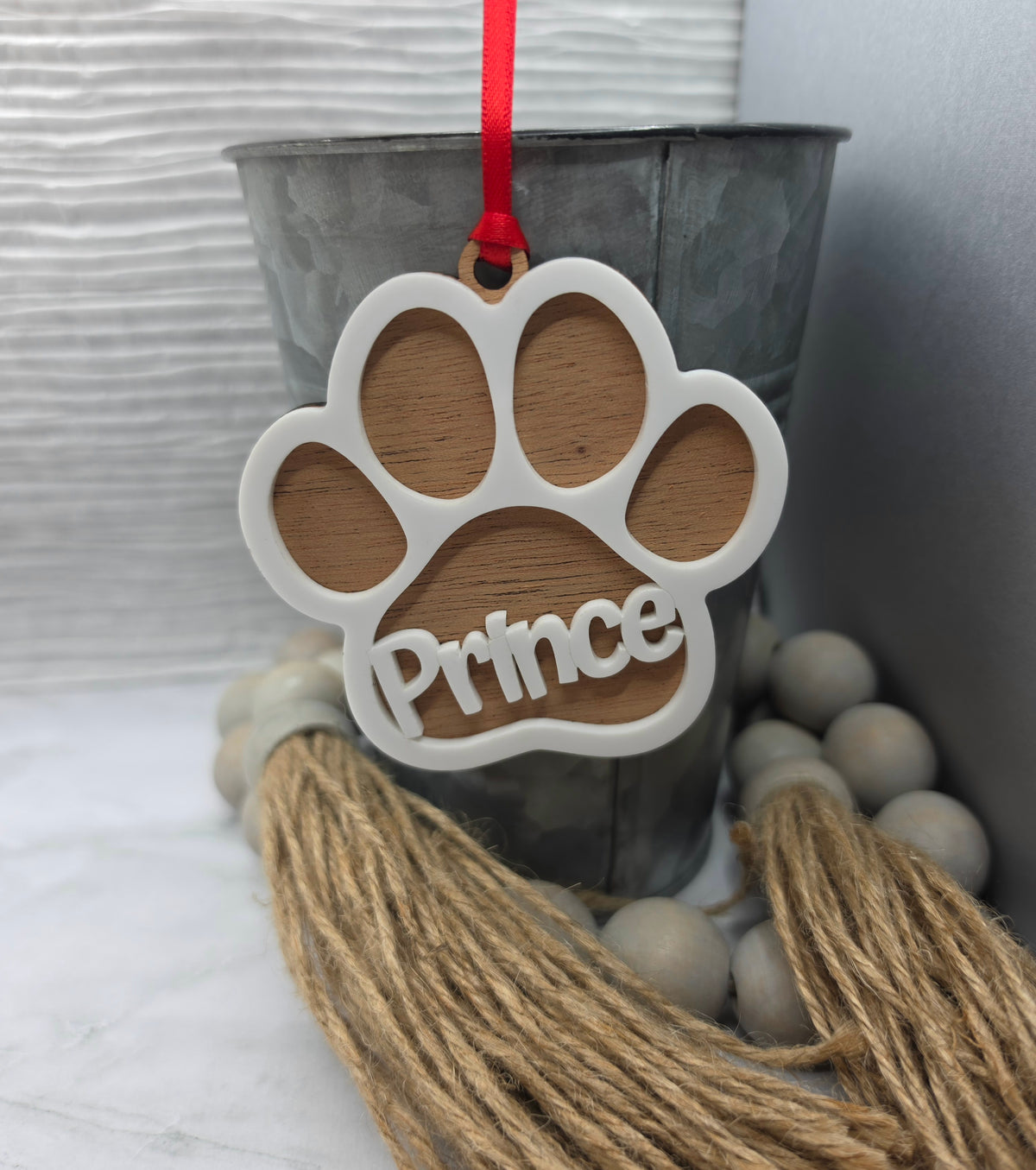 Paw Print Ornament