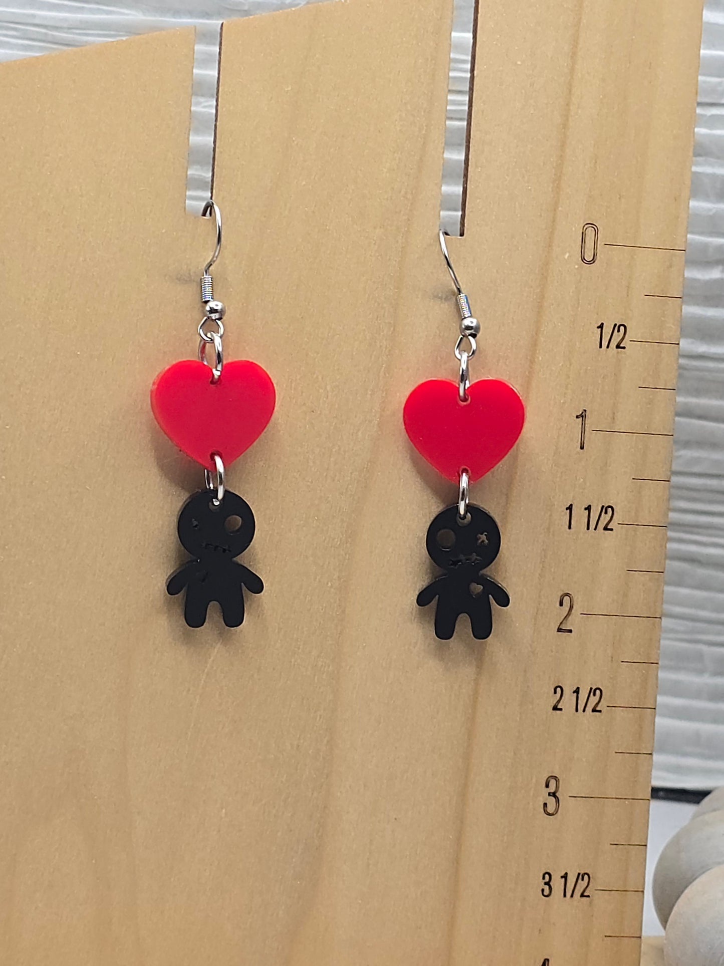 Voodoo Heart Earrings