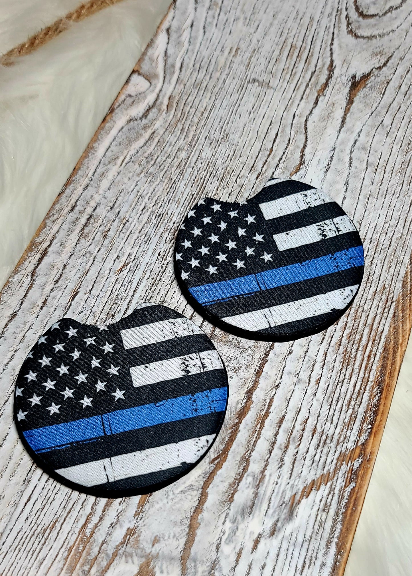 Blue Line Car Coasters