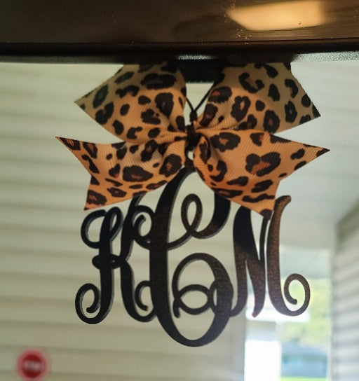 Monogram Car Charm