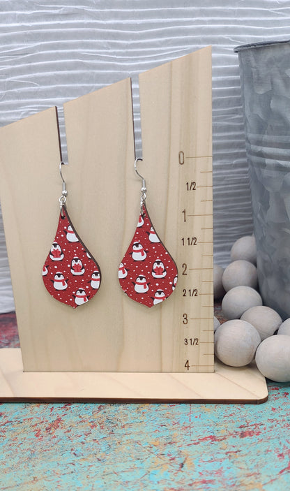 Penguin Stretch Drop Earrings