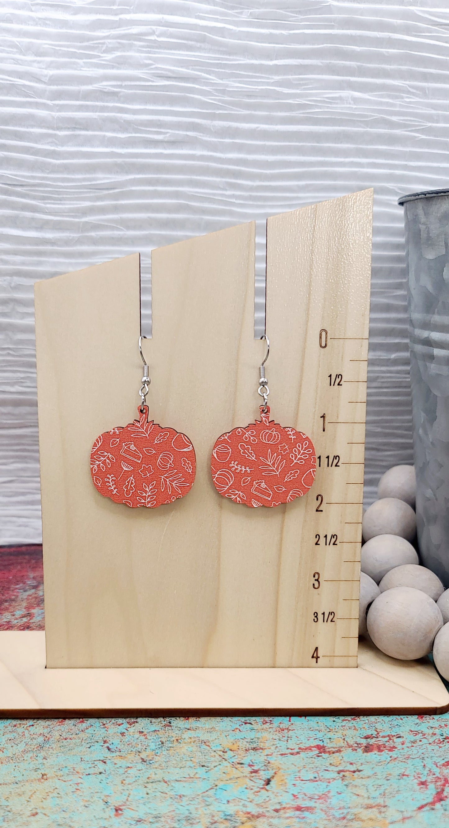 Pumpkin Spice Pumpkin Earrings