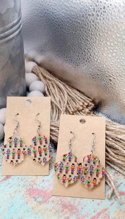 Nutcracker Quatrefoil Earrings