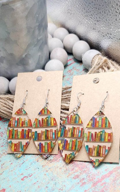 Book Petal Earrings