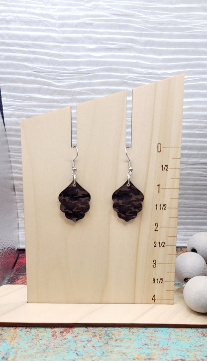 Camo Mini Earrings