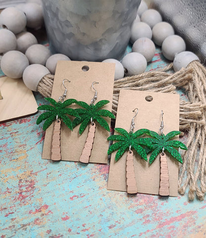 Palm Tree Earrings