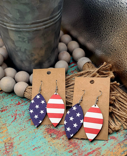 Flag Petal Earrings