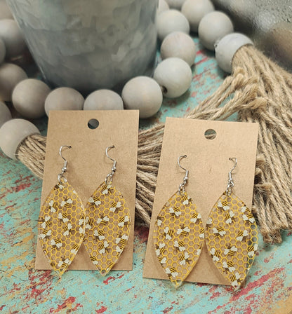 Bee Petal Earrings