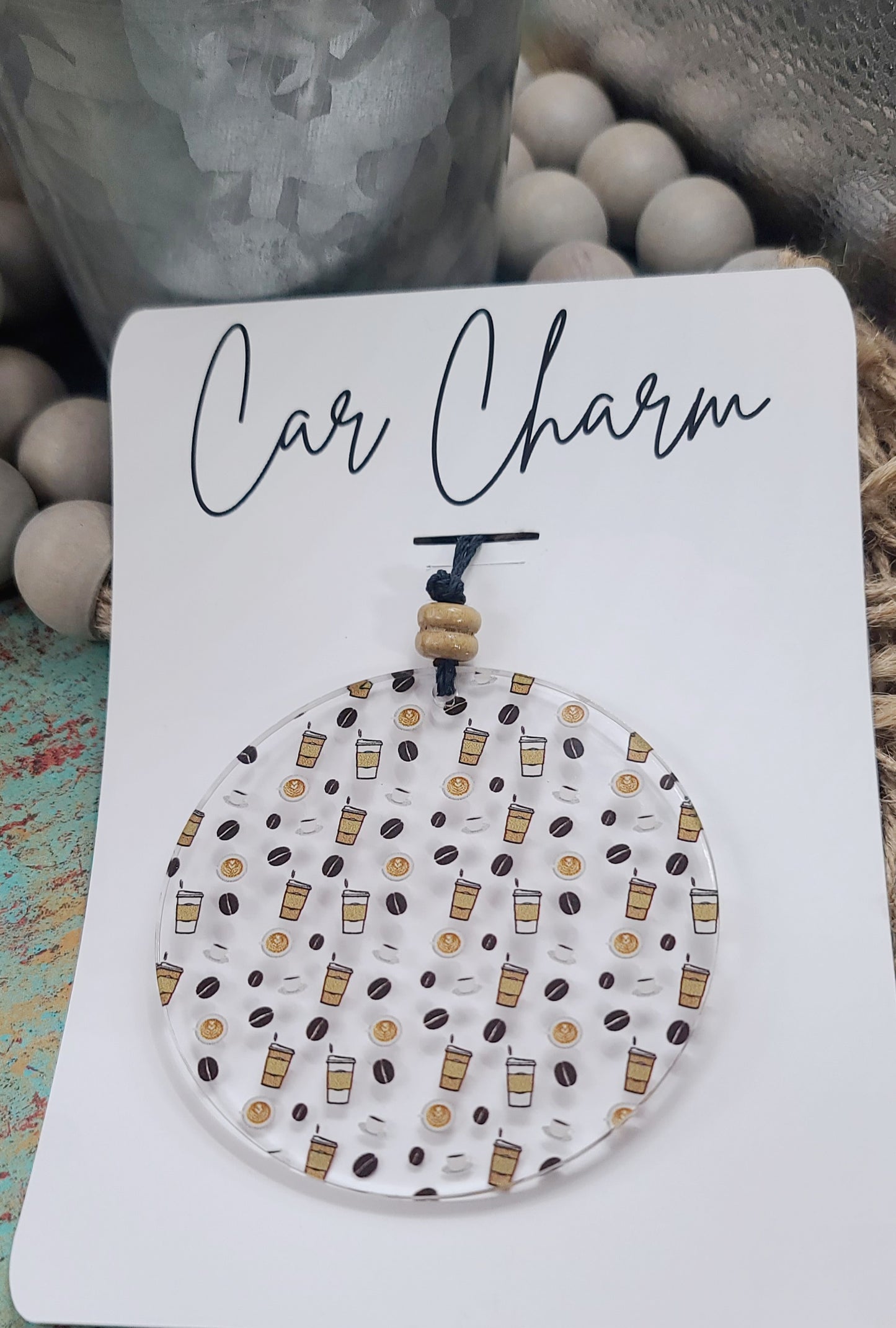 Coffee Car Charm