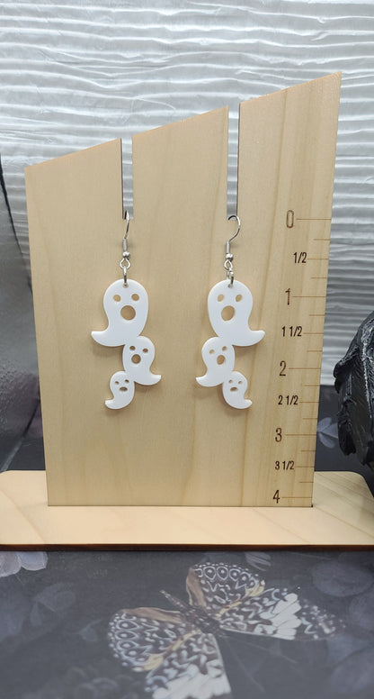 Stacked Ghost Earrings