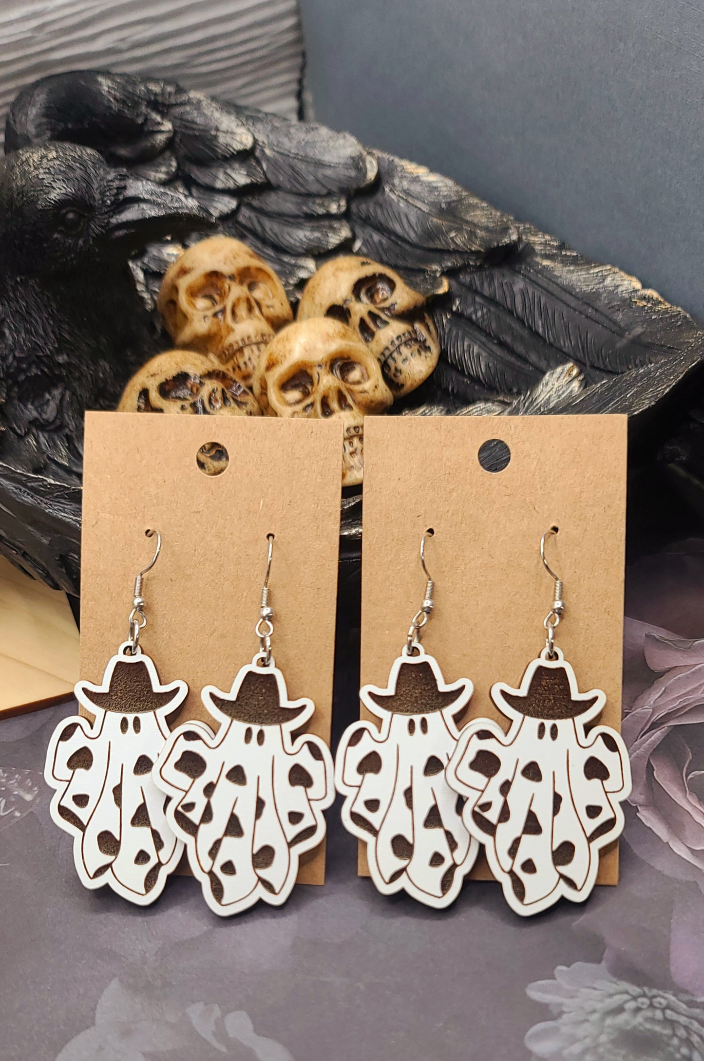 Western Ghost Earrings