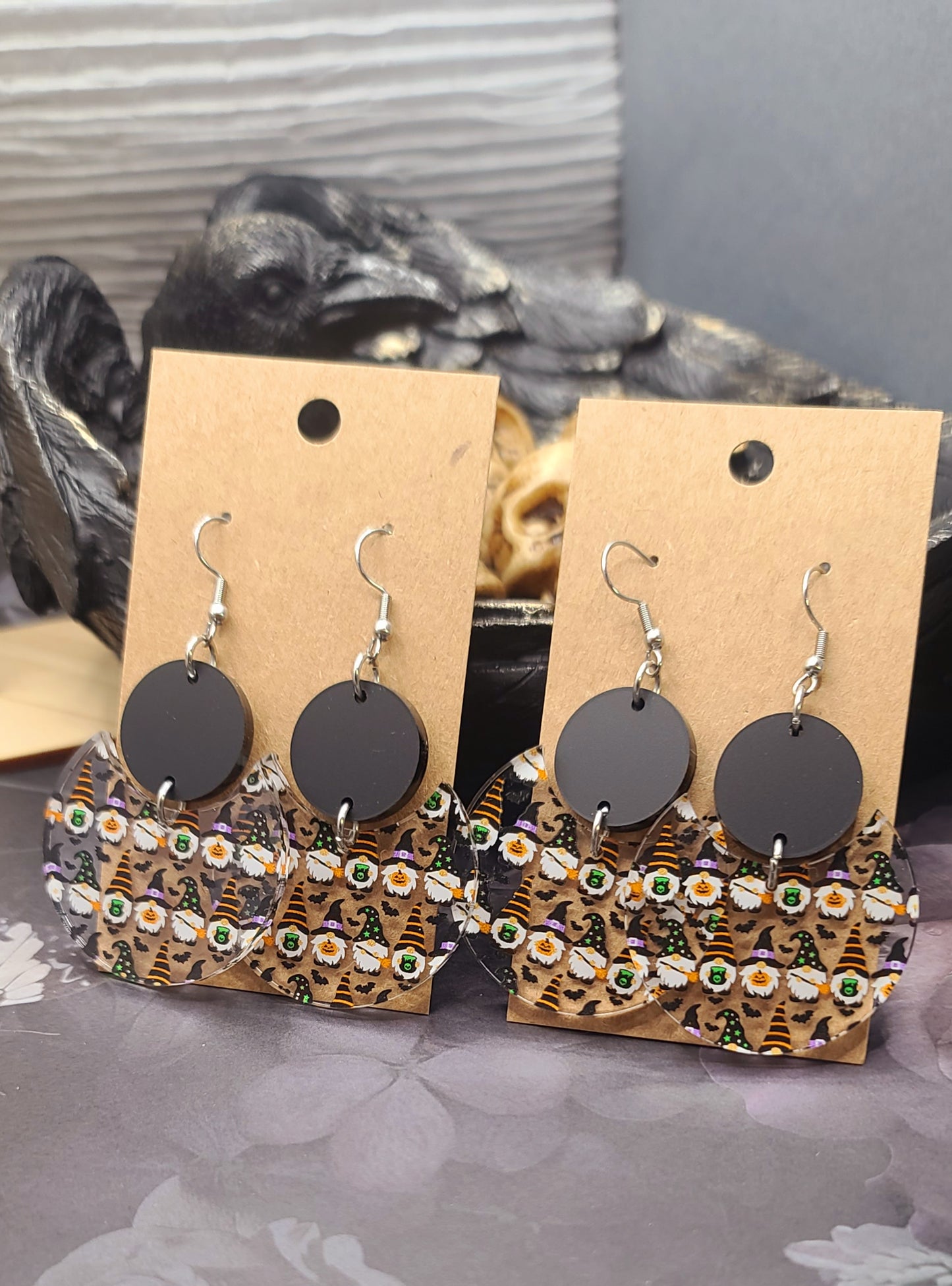 Halloween Gnome Earrings