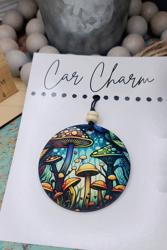 Mushroom Car Charm