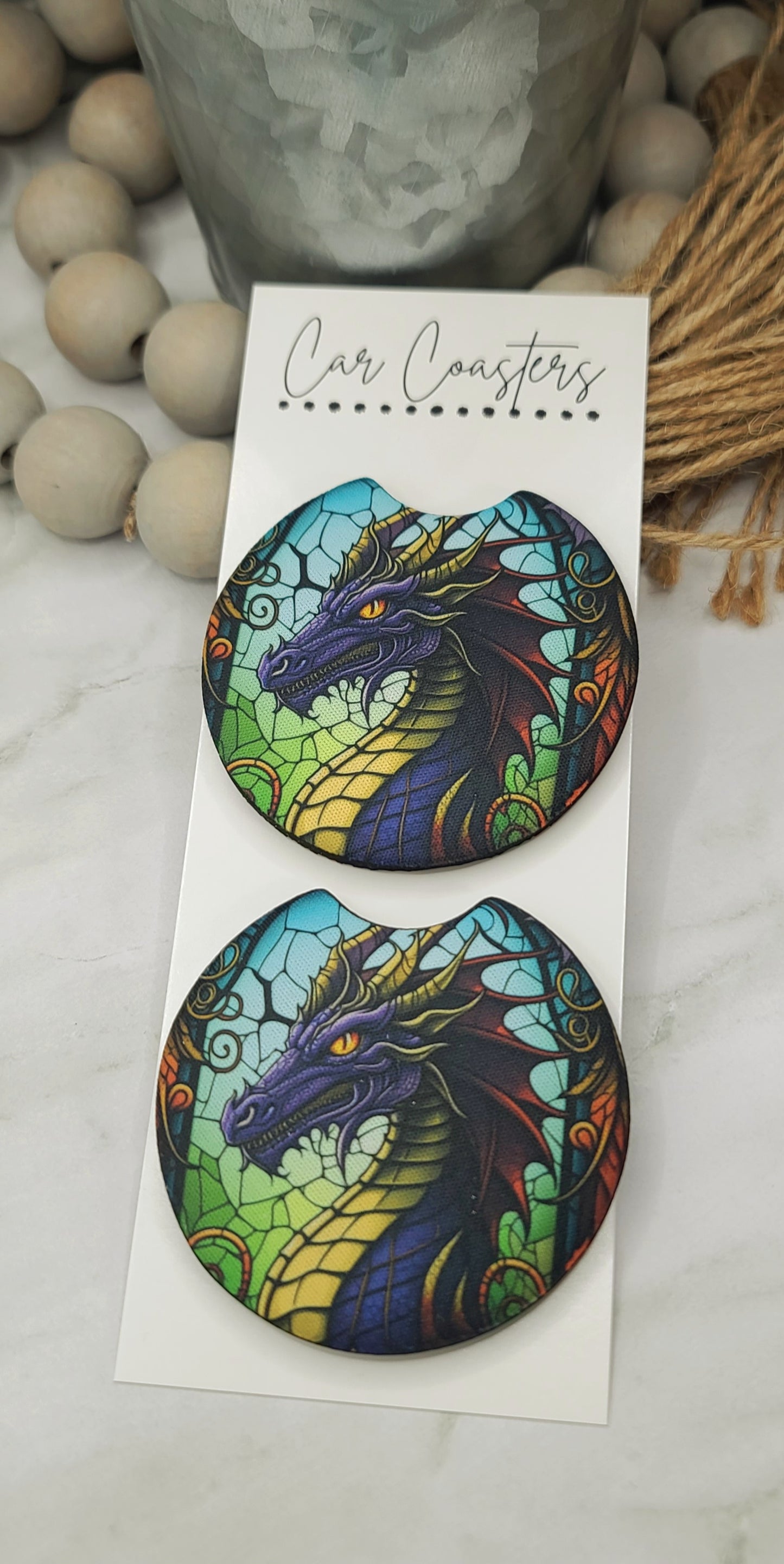 Dragon Car Coasters