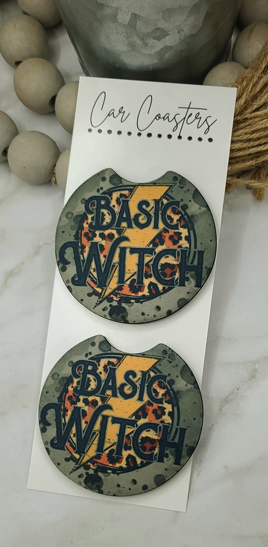 Basic Witch Car Coasters