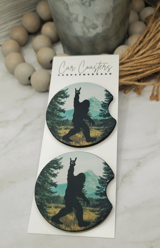 Big Foot Car Coasters