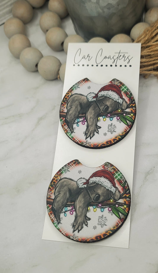 Christmas Koala Car Coasters