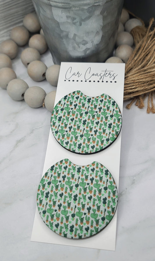 Cactus Car Coasters