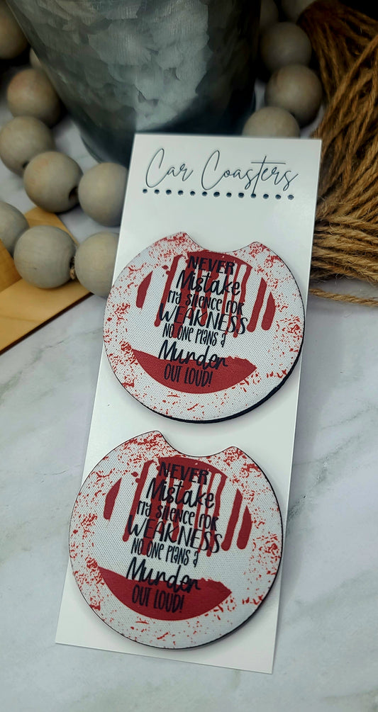 Murder Car Coasters