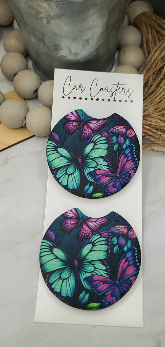 Butterfly Car Coasters