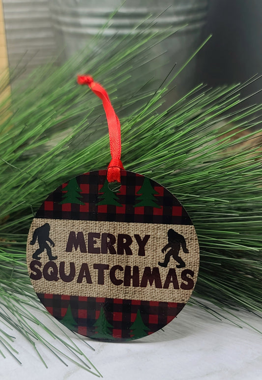 Merry Squatchmas Ornament