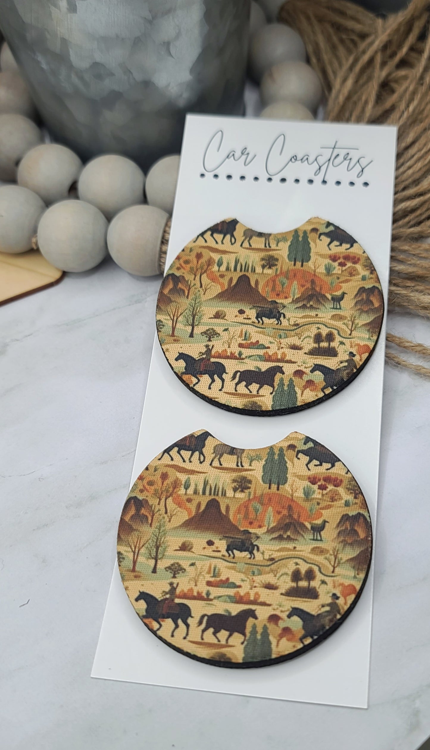 Western Car Coasters