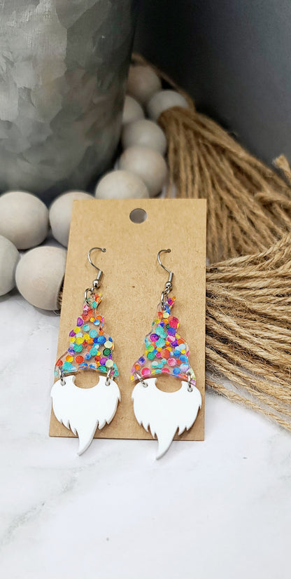 Confetti Gnome Earrings