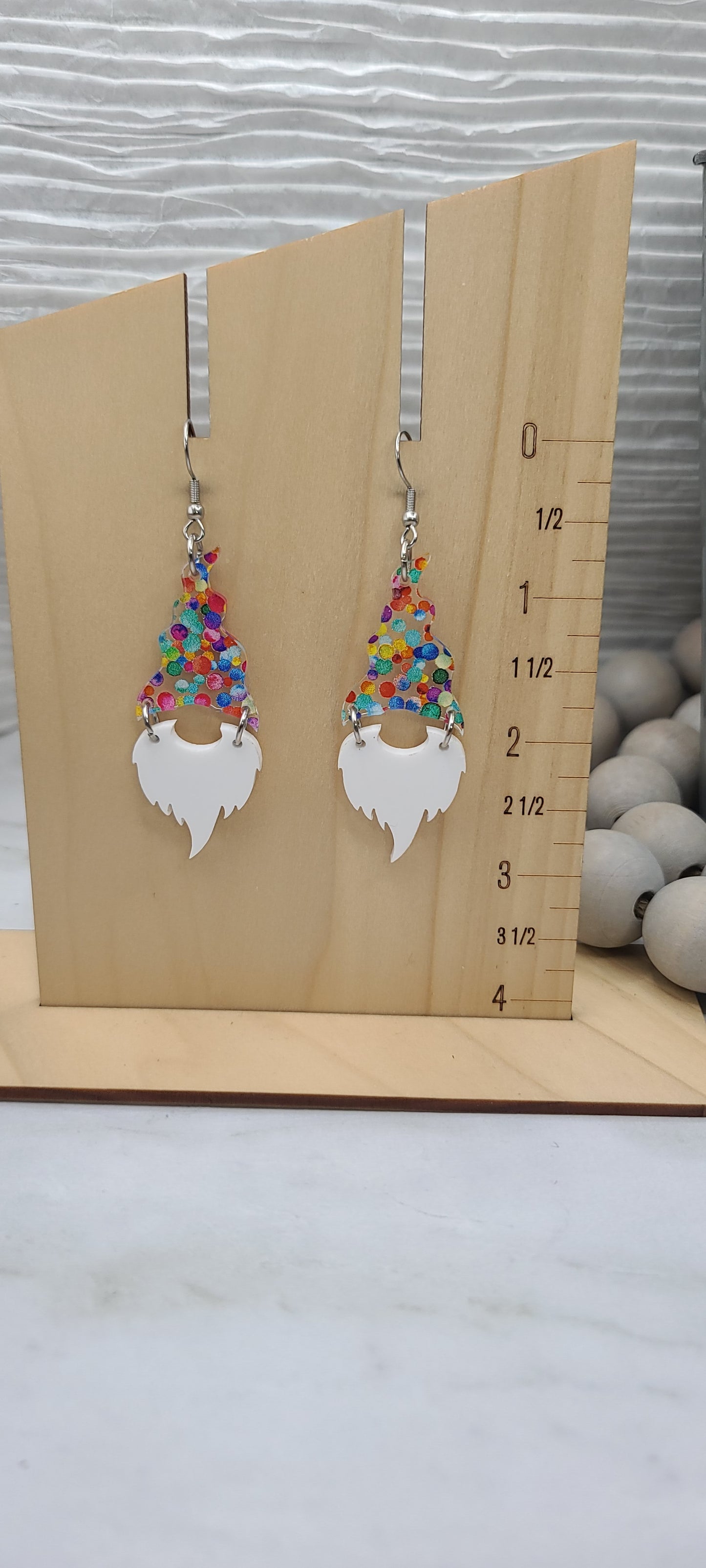 Confetti Gnome Earrings