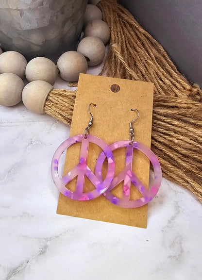 Peace Sign Earrings