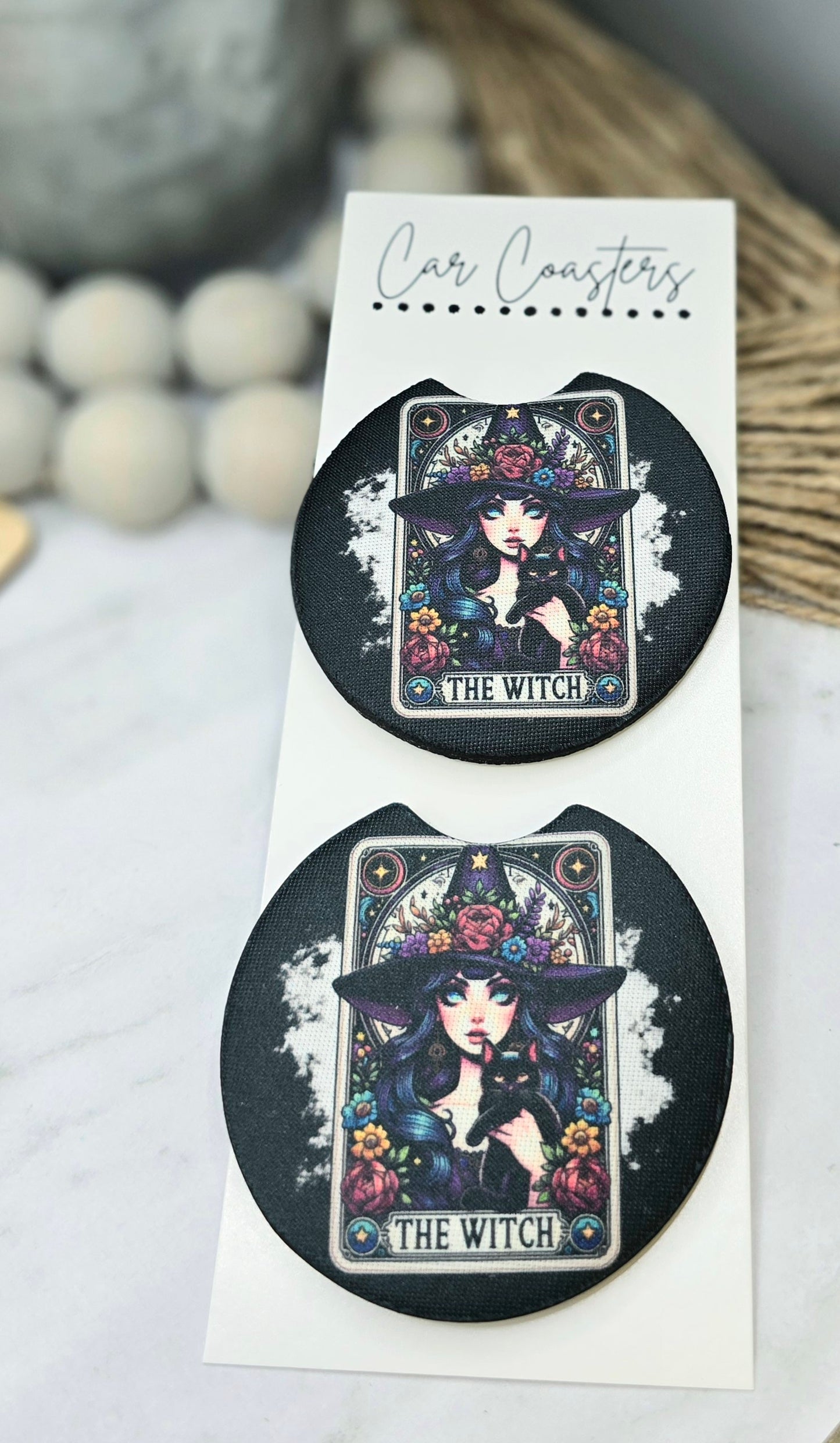 The Witch Car Coasters