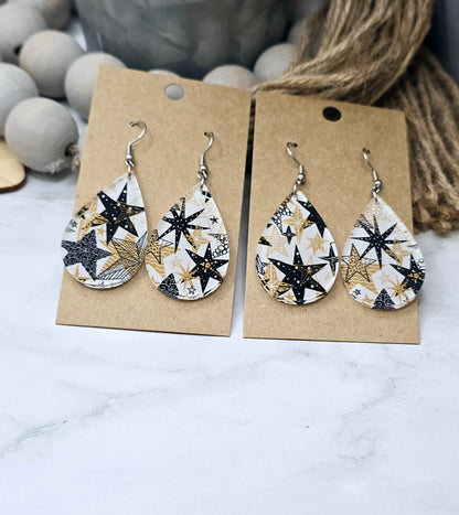 Stars Teardrop Earrings