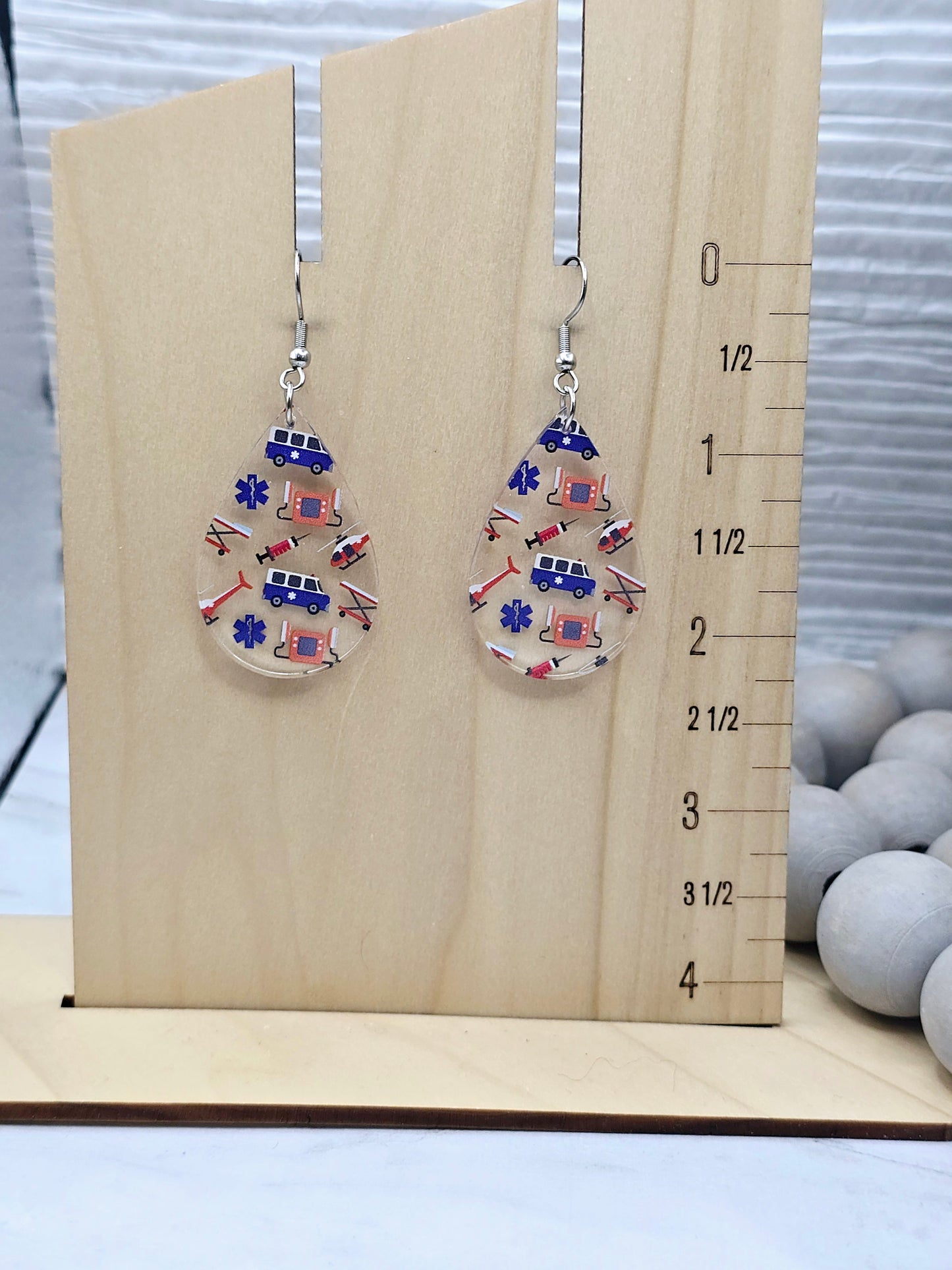 EMT Teardrop Earrings