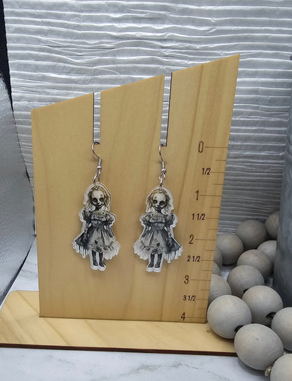 Creepy Doll Earrings