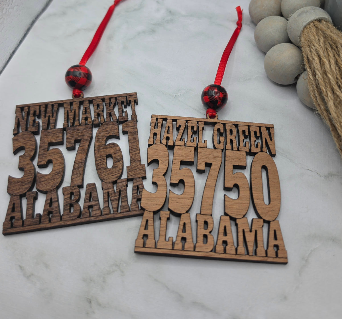 Zip Code Ornament