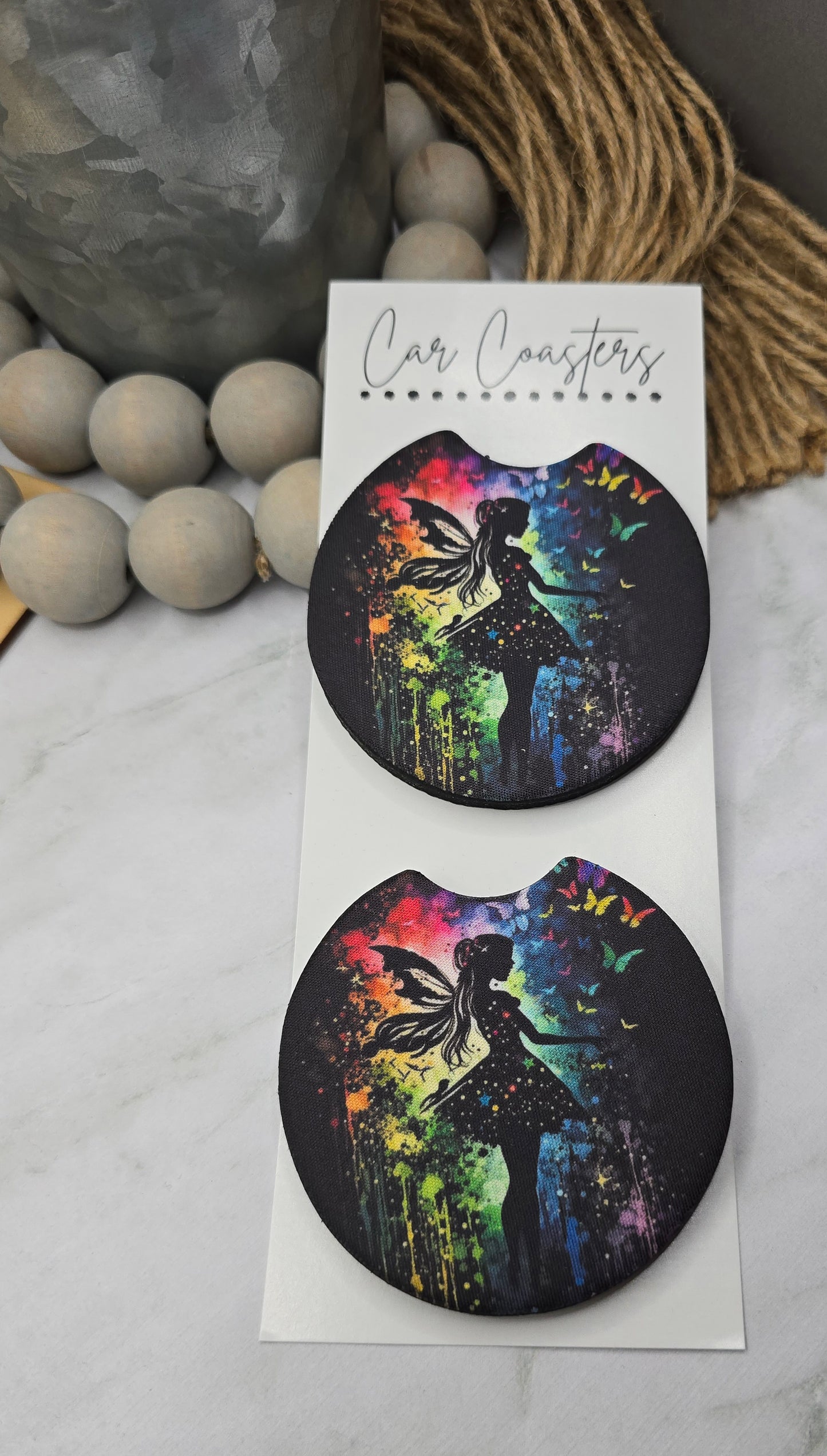 Fairy Car Coasters