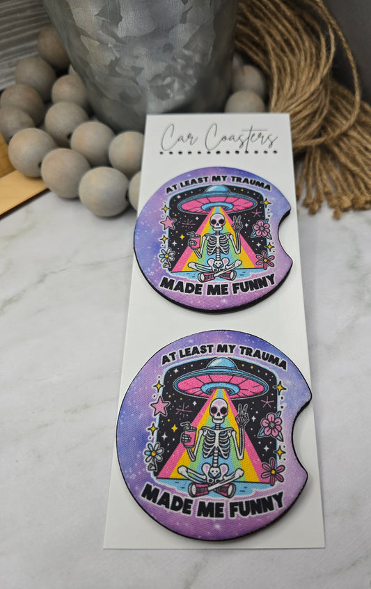 Trauma Car Coasters
